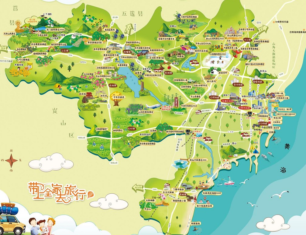 金安景区使用手绘地图给景区能带来什么好处？
